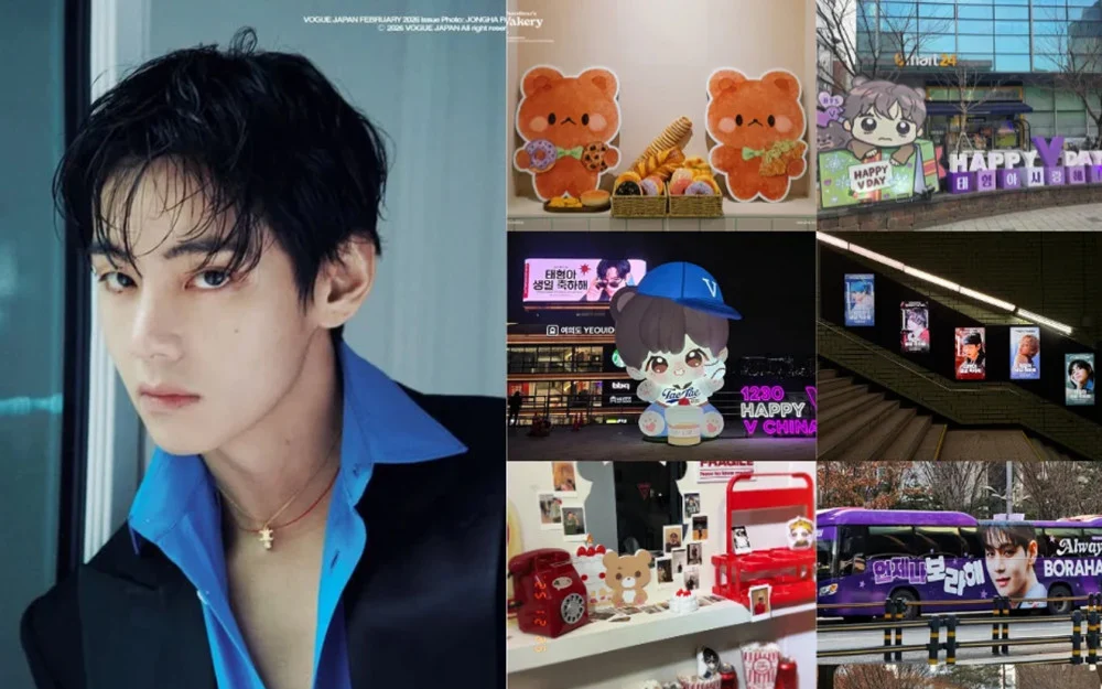 Fans Light Up Seoul With Creative Projects for BTS V’s 30th Birthday - SukaKpop.com - Kpop and Korean Drama Top News