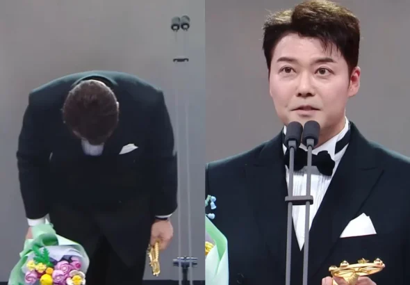 SukaKpop.com - Kpop and Korean Drama Top News|Jun Hyun Moo Apologizes Over ‘I Live Alone’ Casts’ Controversies at 2025 MBC Entertainment Awards